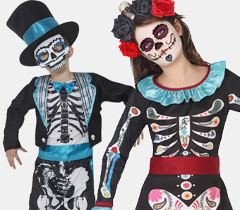Mexikanische Totenfest Kostume Karneval Megastore De
